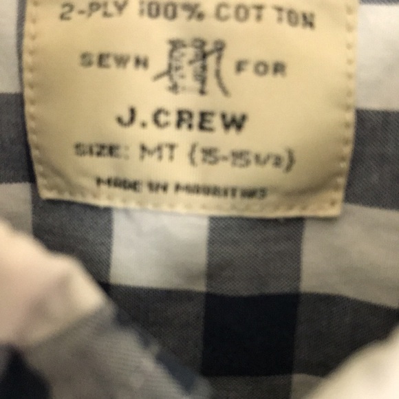 J crew Size 15 15 1/2 full sleeve - Picture 3 of 5
